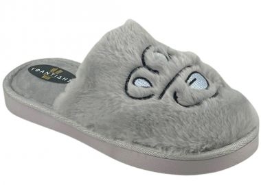 Γυναικείες Παντόφλες Σπιτιού | Υφαντίδης | 267271 | Γκρι - Υφαντίδης - 